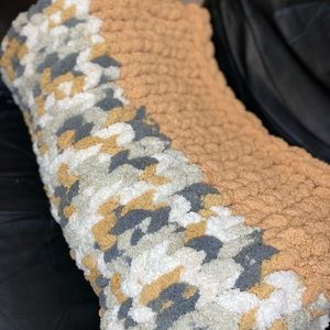 Handmade chunky blanket made with love by myself.